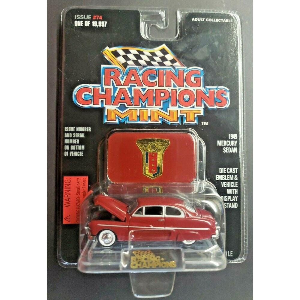 1996 Racing Champions Mint - 1949‎ Mercury Sedan #74 Red 1:60 HW3